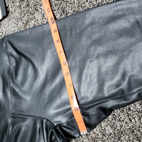 Marc New York Performance High Rise Long Leggings Metallic Black Size Med - Picture 14 of 14